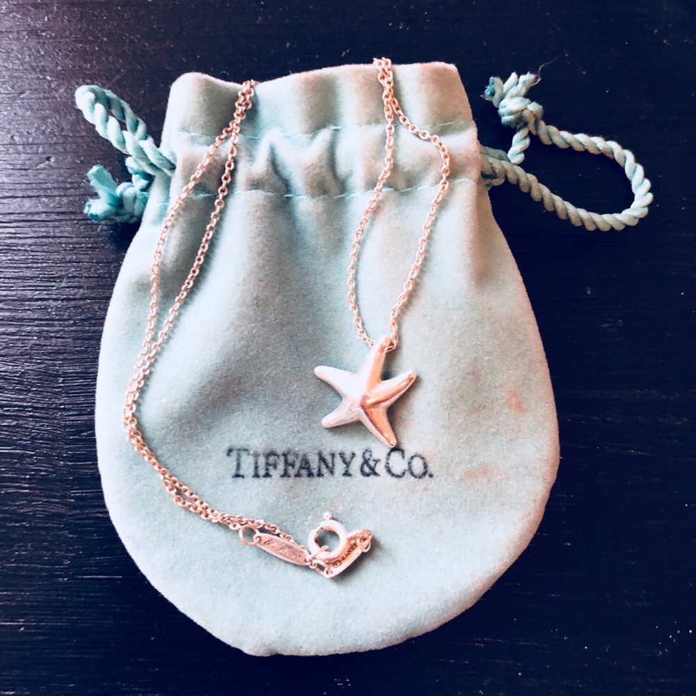 Tiffany Elsa Peretti Starfish Necklace